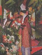 August Macke, Walk in flowers